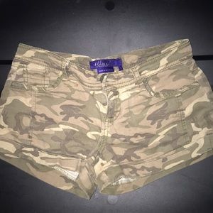 Miley Cyrus Camo shorts
